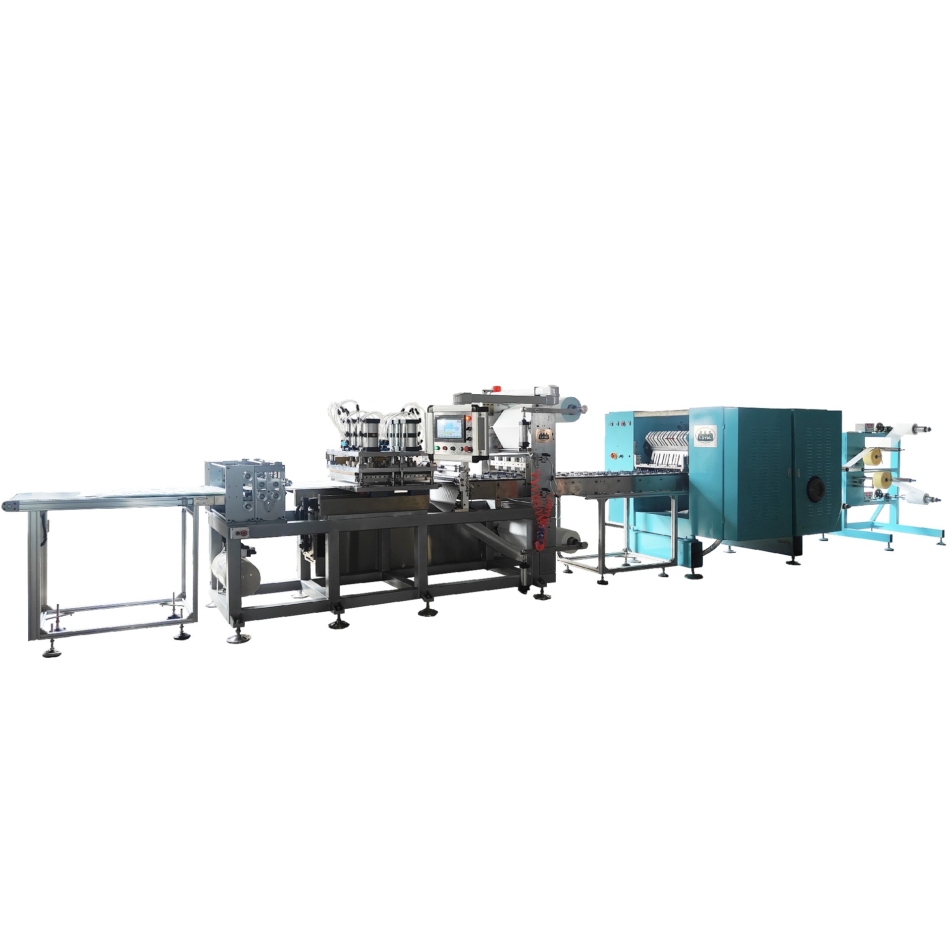 SS-ZDBZ Gauze Swab Folding and Packing Machine （un-folded edge & 4 side seal）